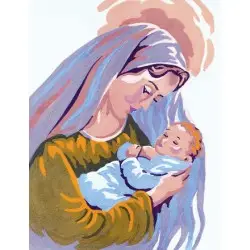 Printed Canvas 14x18 Madonna and Child CDA3219
