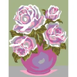 Printed Canvas 14x18 Flowers in a vase CDA3239