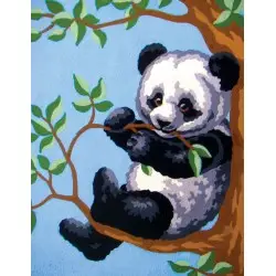 Printed Canvas 14x18 Panda on the tree CDA3281