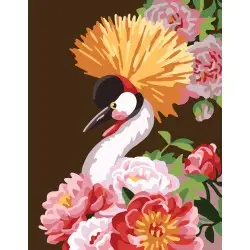 Printed Canvas 14x18 Royal bird CDA3372