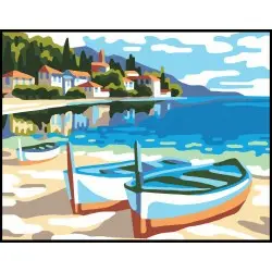 Printed Canvas 14x18 Calm on the sea CDA3377