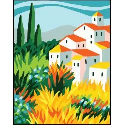 Printed Canvas 14x18 Summer in Tuscany CDA3383