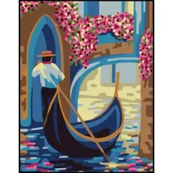 Printed Canvas 14x18 Gondolier CDA3384