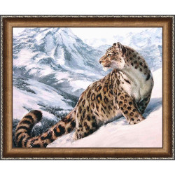 Diamond Painting Kit Snow Leopard AZ-1520