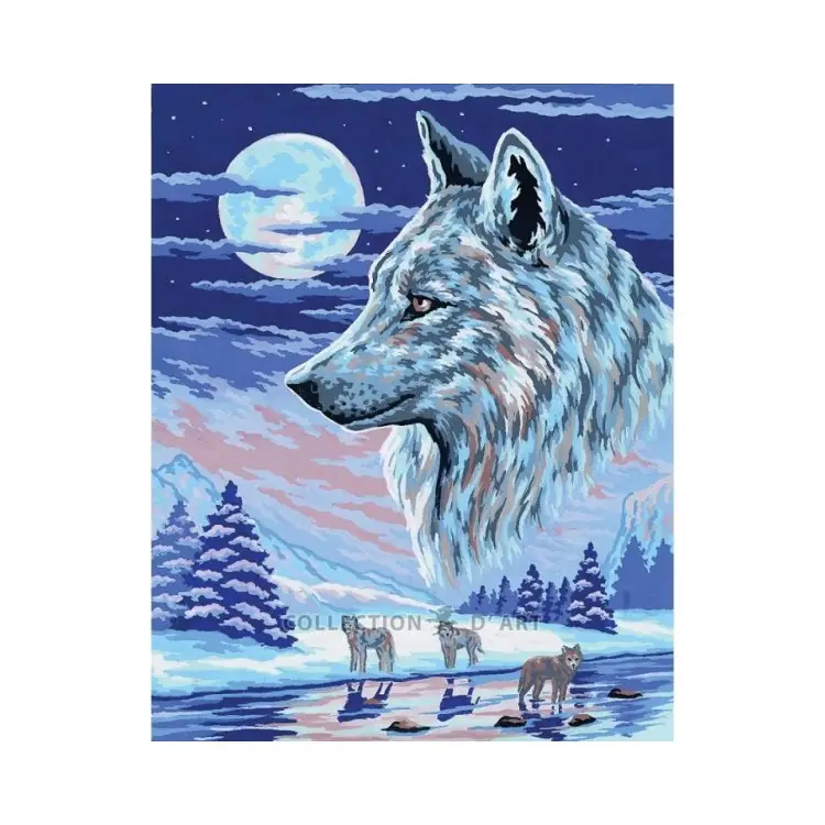 Printed Canvas 50x40 The Wolf Spirit CDA11408 Printed Canvas 50x40 The Wolf Spirit CDA11408