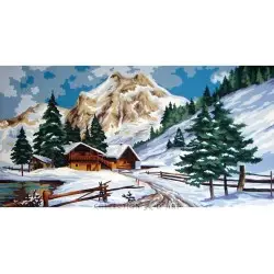 Printed Canvas 30x52 Winter Time CDA11561