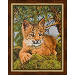 Diamond Painting Kit Small Lynx AZ-1525