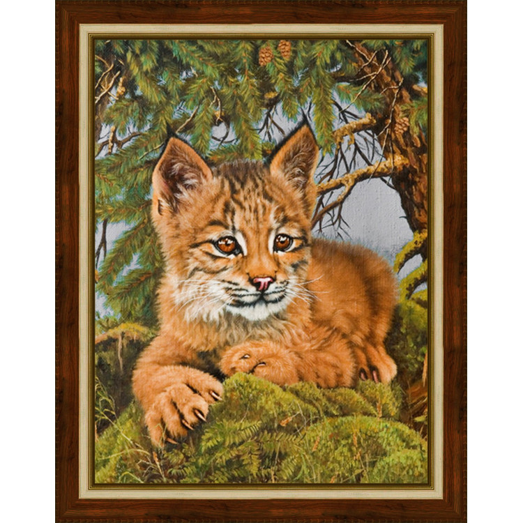 Diamond Painting Kit Small Lynx AZ-1525