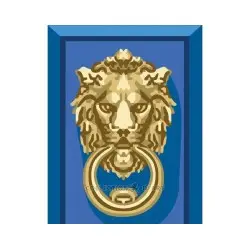 Printed Canvas 14x18 Lion lock CDA3007