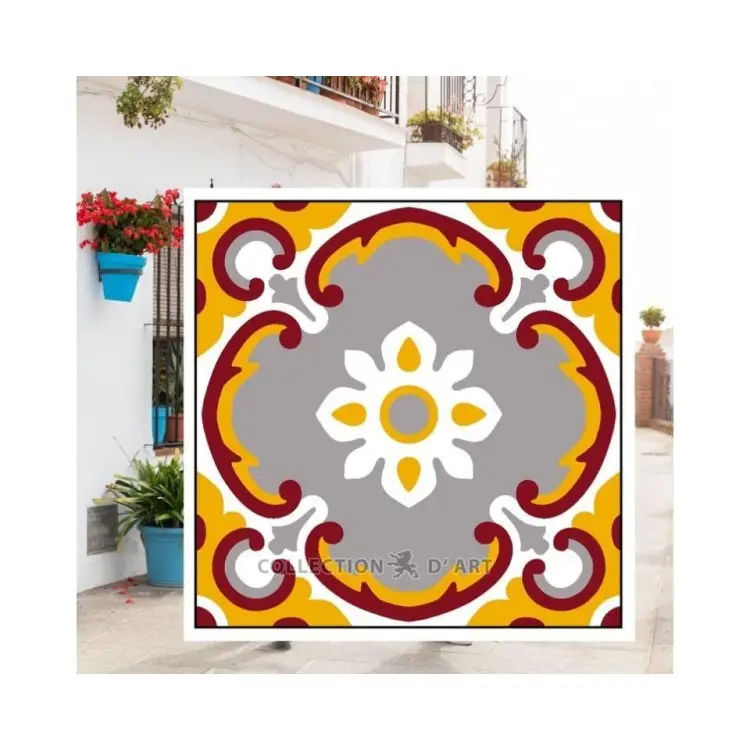 Printed Canvas 14x14 Ornament CDA3021 Printed Canvas 14x14 Ornament CDA3021