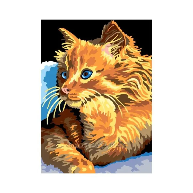 Printed Canvas 22x30 Golden Kitten CDA6229 Printed Canvas 22x30 Golden Kitten CDA6229