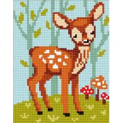 Tapestry Kit with printed canvas 14x18 Fawn CDA3319K