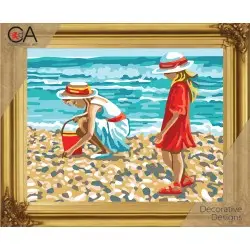 Tapestry Kit with printed canvas 22x30 Summer day CDA6323K