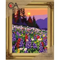 Tapestry Kit with printed canvas 22x30 Puppy CDA6339K