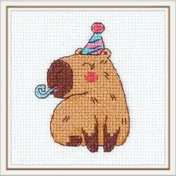 Cross stitch kit "Capybara" KL12-066