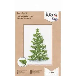 Cross stitch kit "Velvet spruce" KL8-484