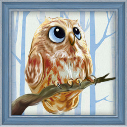 Diamond Painting kit Owl AZ-1550