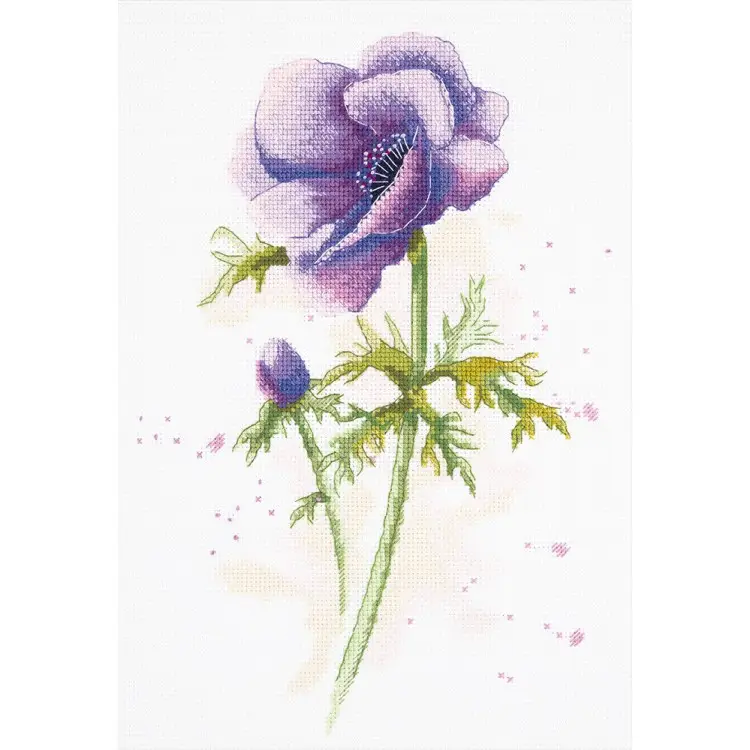 Cross stitch kit "Anemone" PC-1966 Cross stitch kit "Anemone" PC-1966