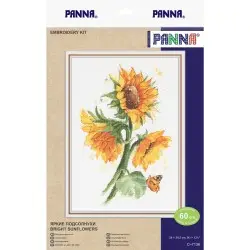 Cross stitch kit "Bright sunflowers" PC-7136