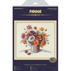 Cross stitch kit "Morning poppies" PC-7157