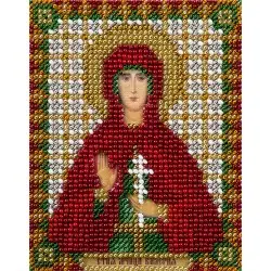 Cross stitch kit "Icon of the Holy Martyr Kaleria (Valeria) of Caesare PCM-1748