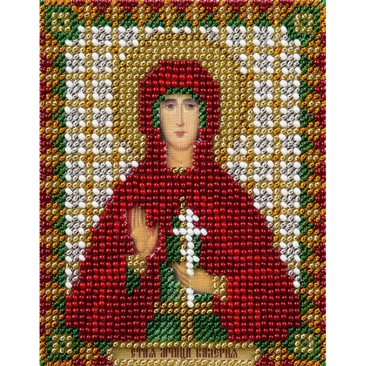 Cross stitch kit "Icon of the Holy Martyr Kaleria (Valeria) of Caesare PCM-1748 Cross stitch kit "Icon of the Holy Martyr Kaleria (Valeria) of Caesare PCM-1748