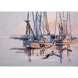 Cross stitch kit "Charleston harbor" PGM-7268