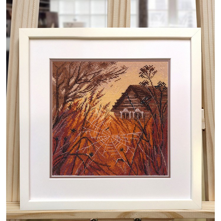 Cross stitch kit "Landscape with a cobweb" S1667