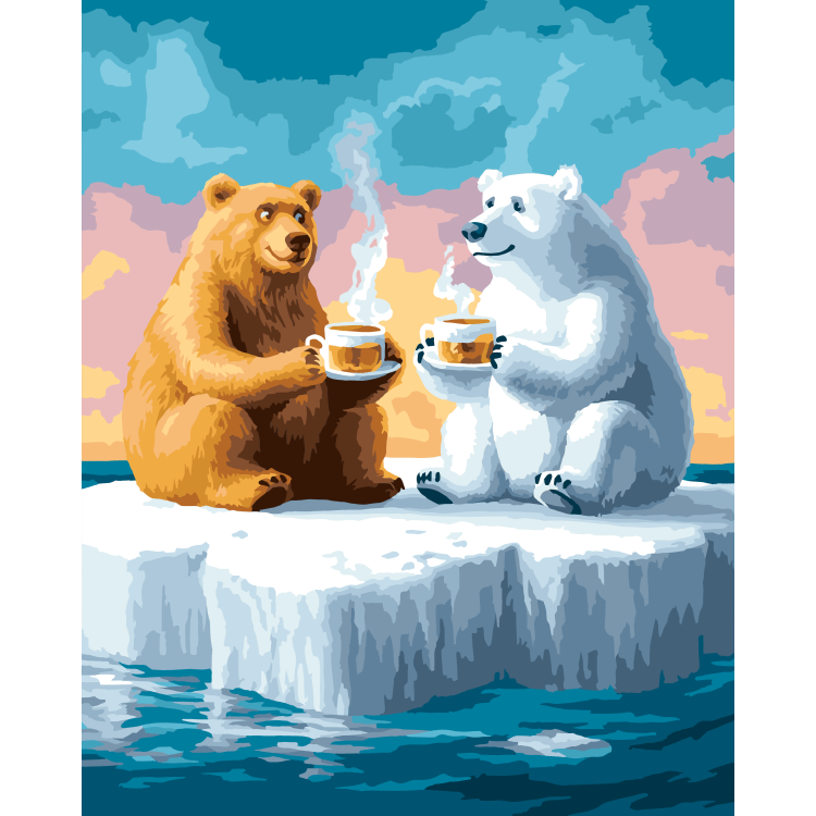 0125Paint by Numbers kit 40x50 cm W092