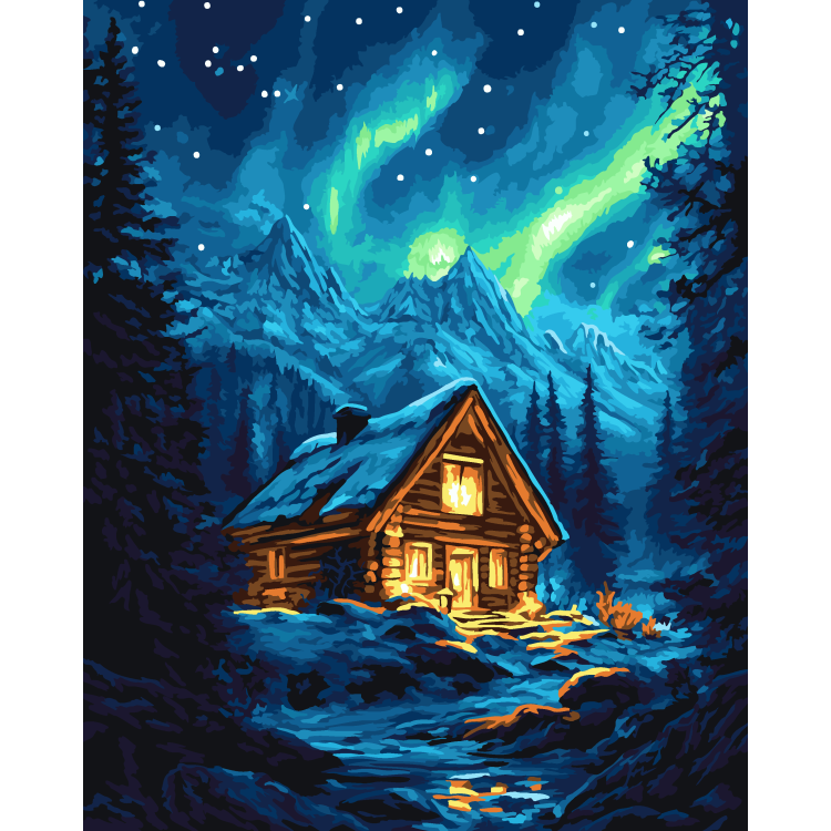 0125Paint by Numbers kit 40x50 cm W095