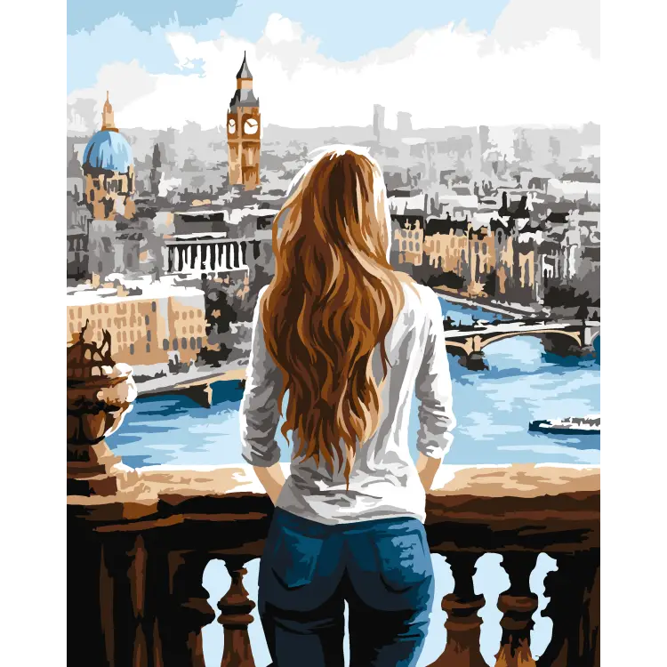 0125Paint by Numbers kit 40x50 cm W097 0125Paint by Numbers kit 40x50 cm W097