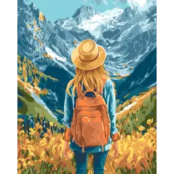 0125Paint by Numbers kit 40x50 cm W098