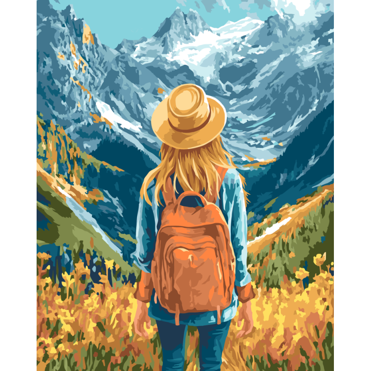 0125Paint by Numbers kit 40x50 cm W098