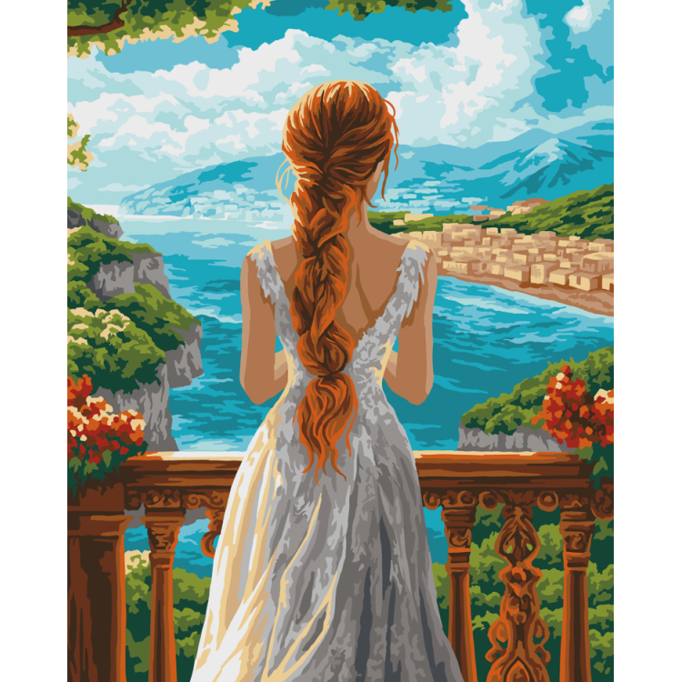 0125Paint by Numbers kit 40x50 cm W099