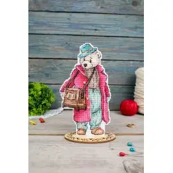 Cross stitch kit "Bear with a barrel organ" SR-1112