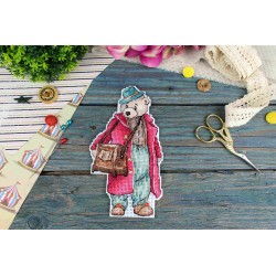 Cross stitch kit "Bear with a barrel organ" SR-1112