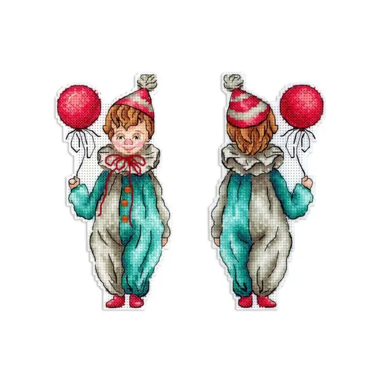 Cross stitch kit "Young clown" SR-1114 Cross stitch kit "Young clown" SR-1114