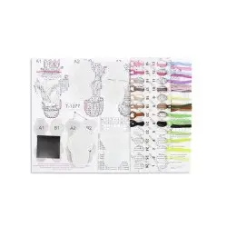 Cross stitch kit "Emotional Cacti. Badges. Magnets" ST-1077