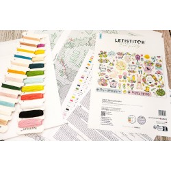 Spring Sampler 38x27cm SLETIL9937