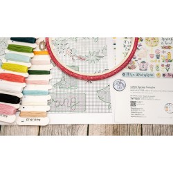 Spring Sampler 38x27cm SLETIL9937