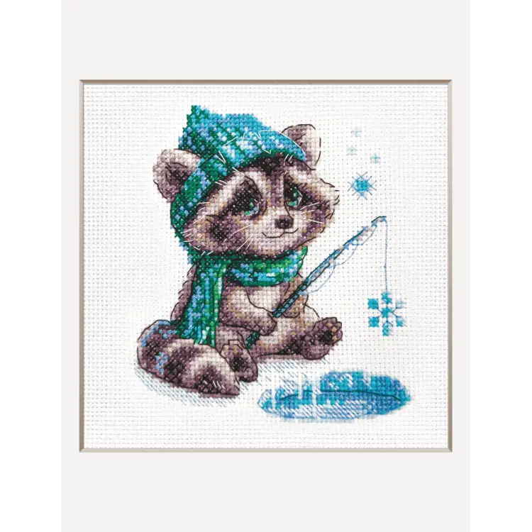 Curious Raccoon 15x15 SRA1017 Curious Raccoon 15x15 SRA1017