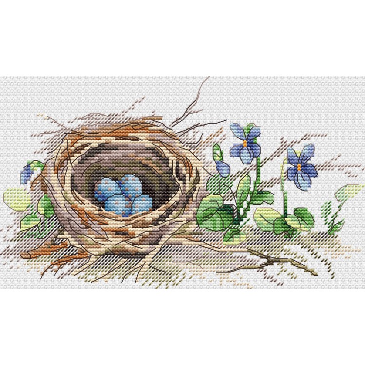 Cross stitch kit "On the forest edge" SM-1233