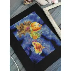 Cross stitch kit "Coral reef inhabitants" SNV-888