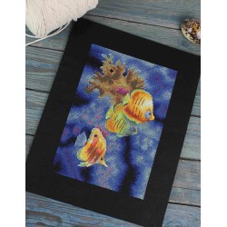 Cross stitch kit "Coral reef inhabitants" SNV-888
