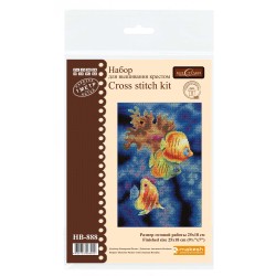 Cross stitch kit "Coral reef inhabitants" SNV-888