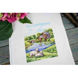 Cross stitch kit "Old mill" SNV-918