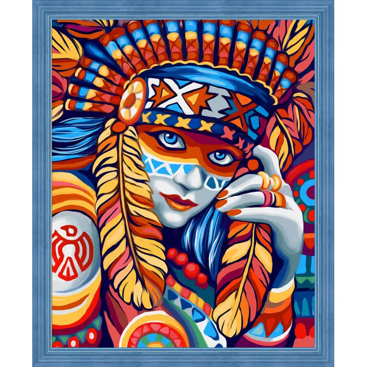 (Discontinued) Diamond painting kit Beautiful Skvo 40х50 cm AZ-1590 (Discontinued) Diamond painting kit Beautiful Skvo 40х50 cm AZ-1590