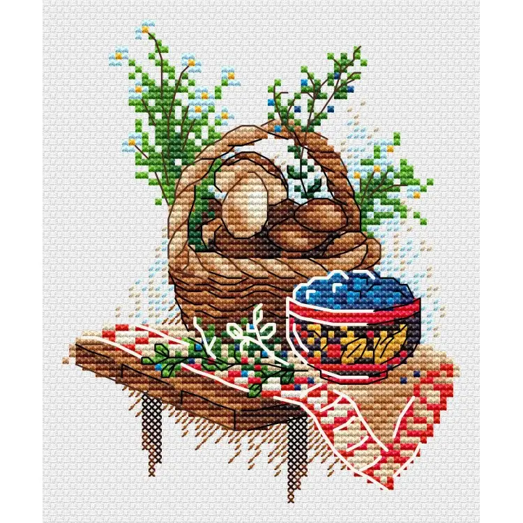 Cross stitch kit "Mushroom season" SM-1238 Cross stitch kit "Mushroom season" SM-1238