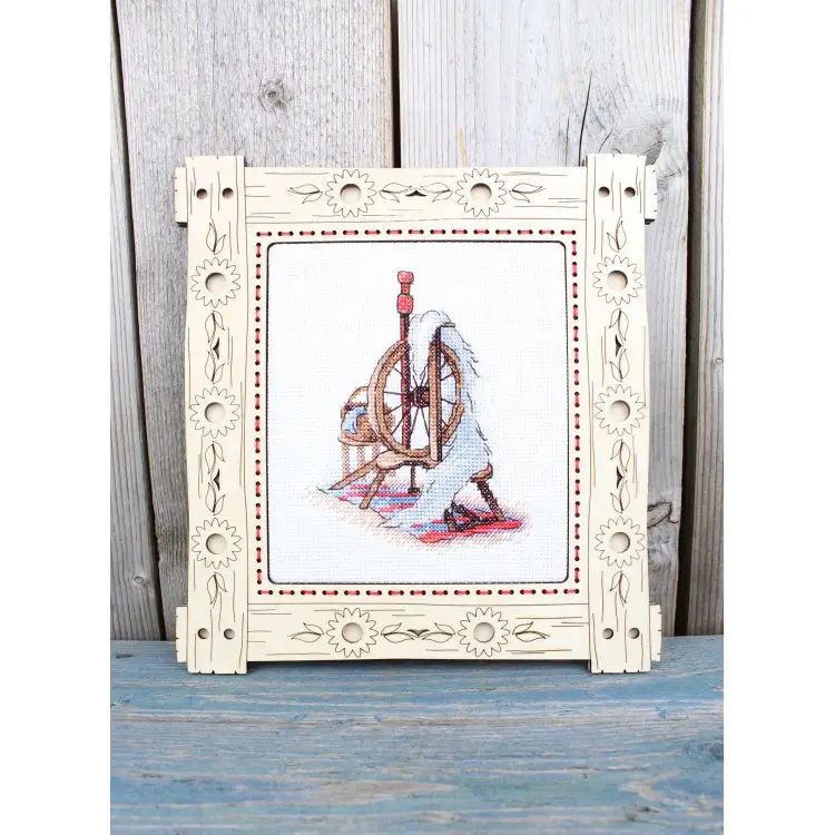 Cross stitch kit "Spinning wheel" SM-1240 Cross stitch kit "Spinning wheel" SM-1240