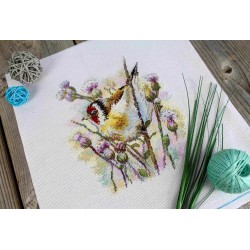 Cross stitch kit "Lurking Goldfinch" SNV-921